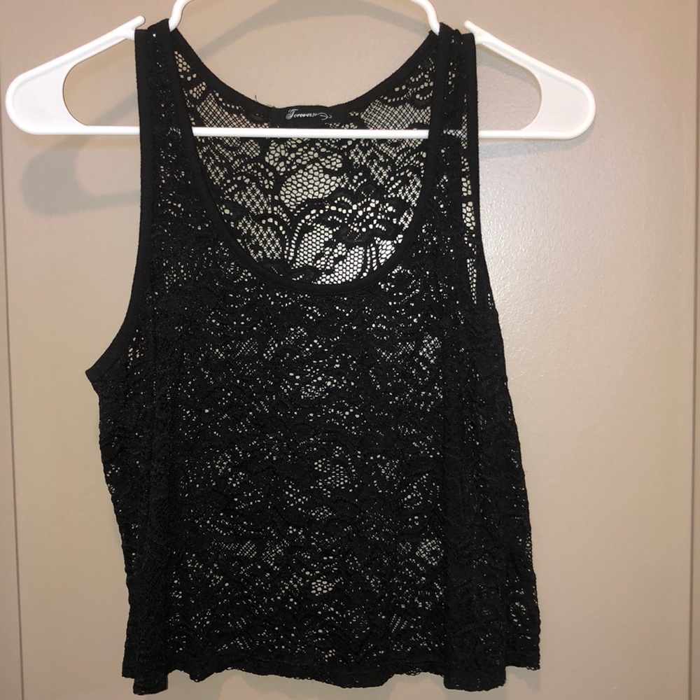 Forever 21 Lace crop